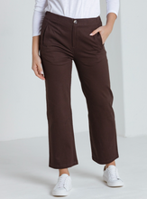 Load image into Gallery viewer, Marco Polo 7/8 Wide Leg Pant - Dark Oak
