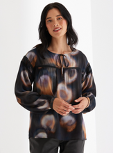 Load image into Gallery viewer, Marco Polo Long Sleeve Gathered Top - Moonbeam
