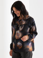 Load image into Gallery viewer, Marco Polo Long Sleeve Gathered Top - Moonbeam
