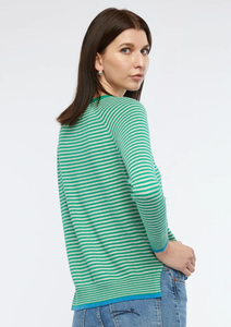 Zaket & Plover Essential Stripe V - Emerald