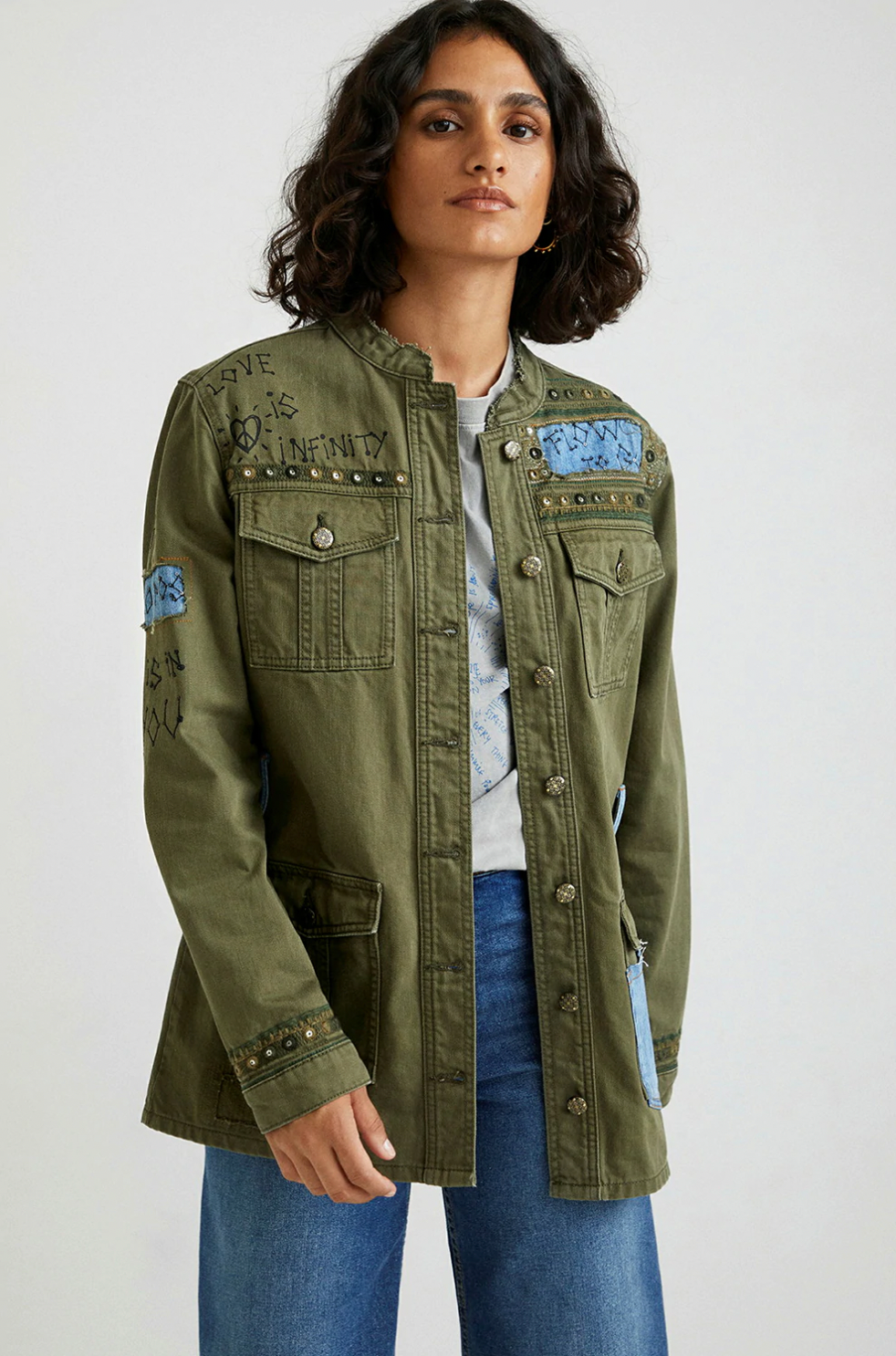 Women's Laura Be Army Jacket