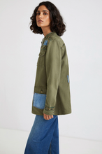 Load image into Gallery viewer, Desigual Cosmic Military Jacket Khaki

