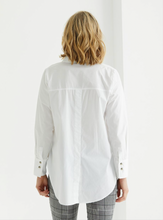 Load image into Gallery viewer, Marco Polo Longline Essential Shirt White
