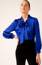 Load image into Gallery viewer, Sacha Drake Hatchie Blouse Royal Blue
