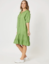 Load image into Gallery viewer, Gordon Smith Layered Frilled Hem Dress - Lawn
