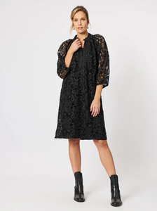 Hammock & Vine Brodie Lace Dress - Black